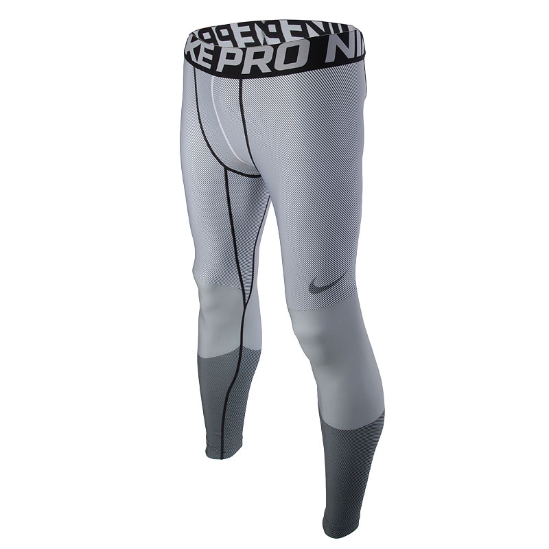 мужские серые брюки Nike Pro Hyperwarm Comp 699970-100 - цена, описание, фото 1